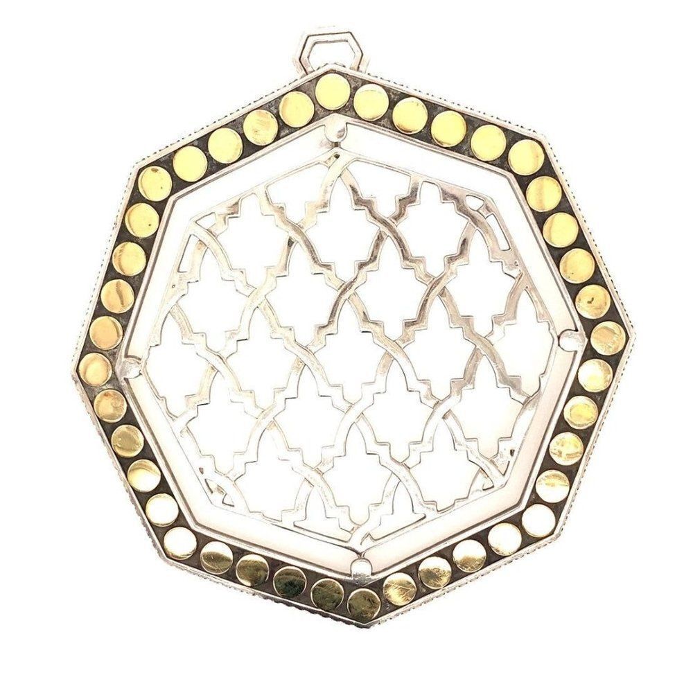 Huge John Hardy Two-Tone Pendant‎